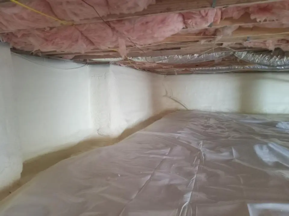 Crawl space encapsulation with closed-cell spray foam for Spray Foam Roofing in Malibu